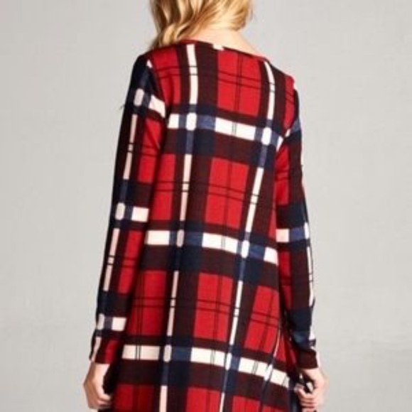 Christina Plaid Sweater Dress - Picture 4 of 4